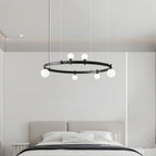 Lustra Pendant Lamp Round Black Ring