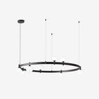 Lustra Pendant Lamp Round Black Ring