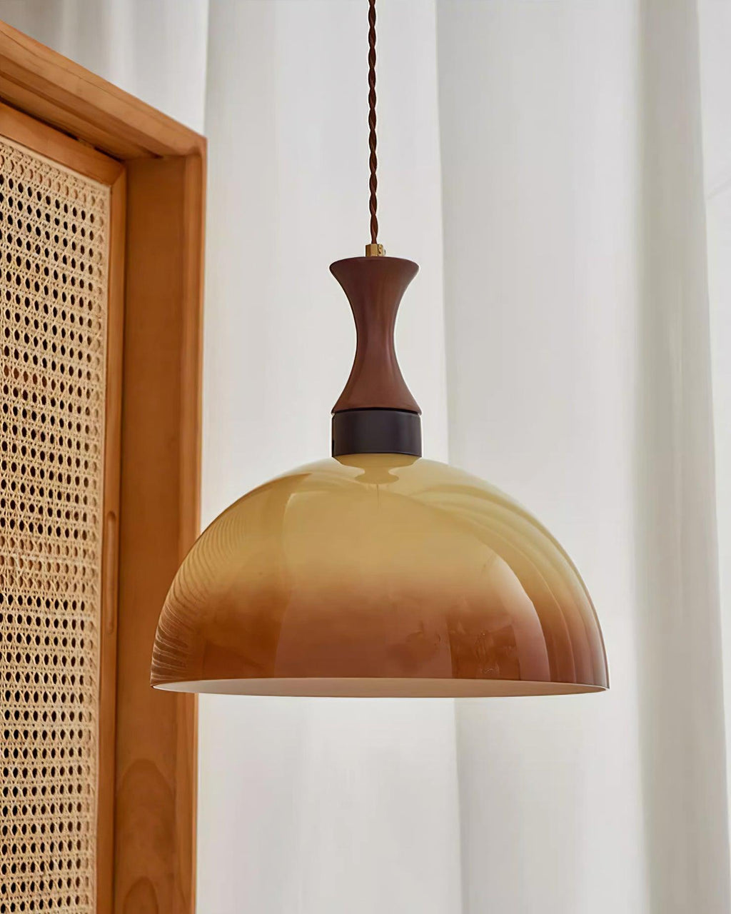 Antique Glass  Pendant Light