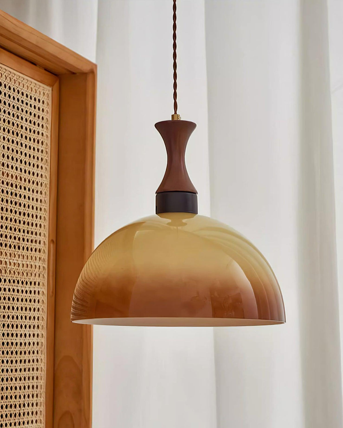 Antique Glass  Pendant Light