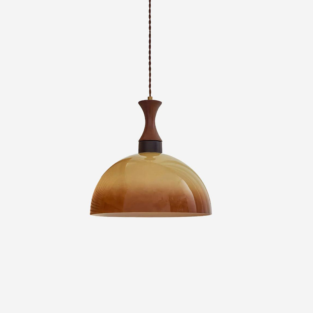 Antique Glass  Pendant Light
