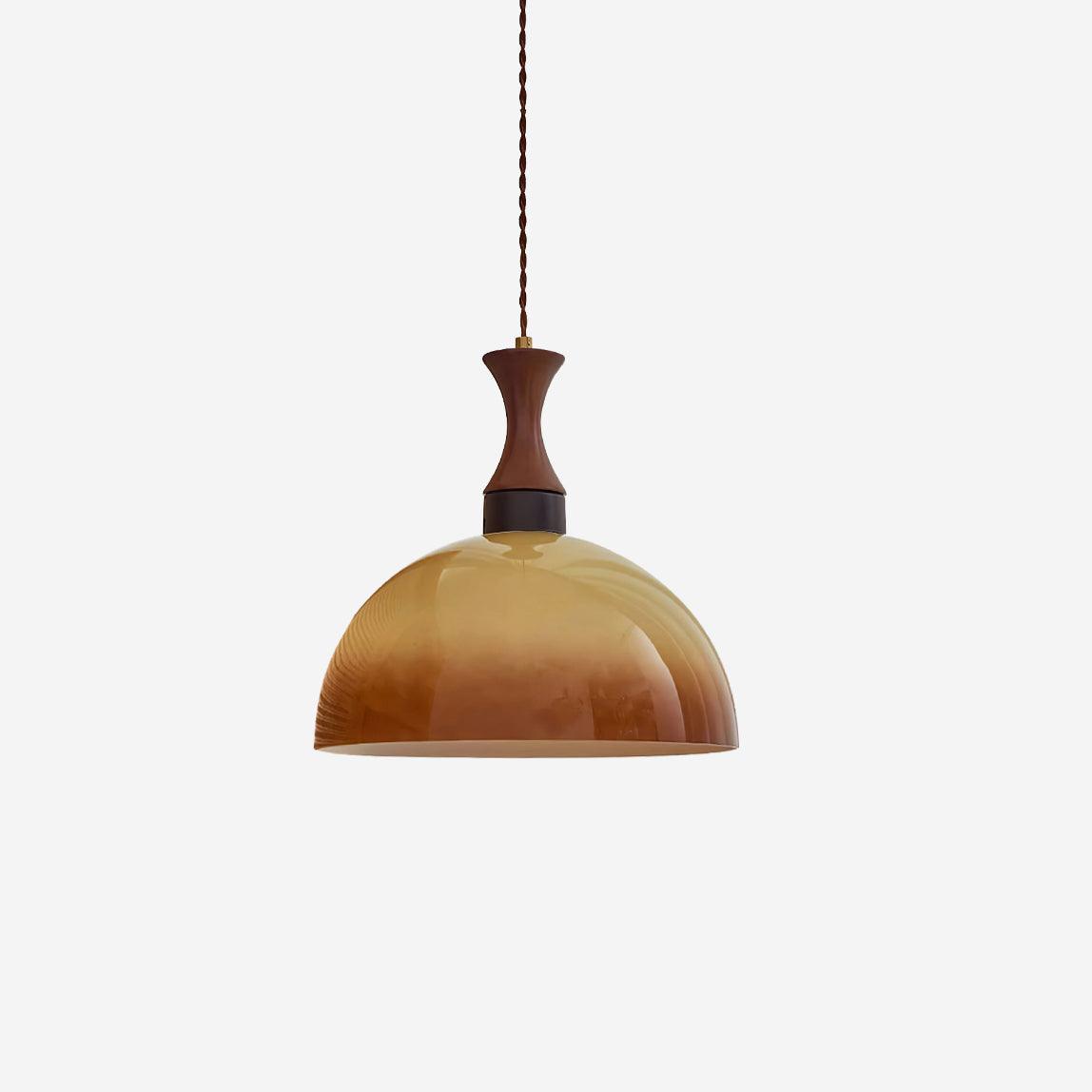Antique Glass  Pendant Light