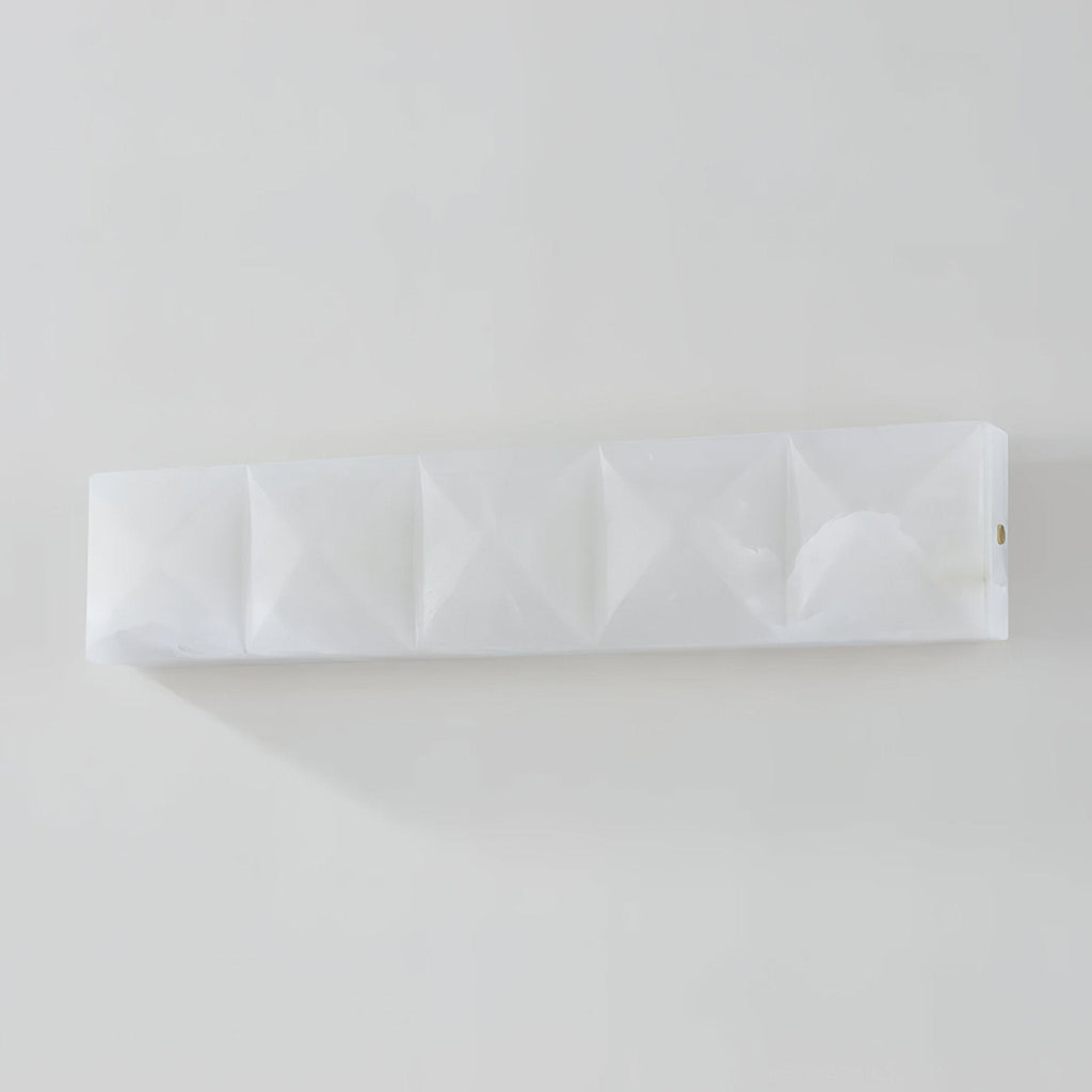 Dione Geometric Alabaster Wall Light