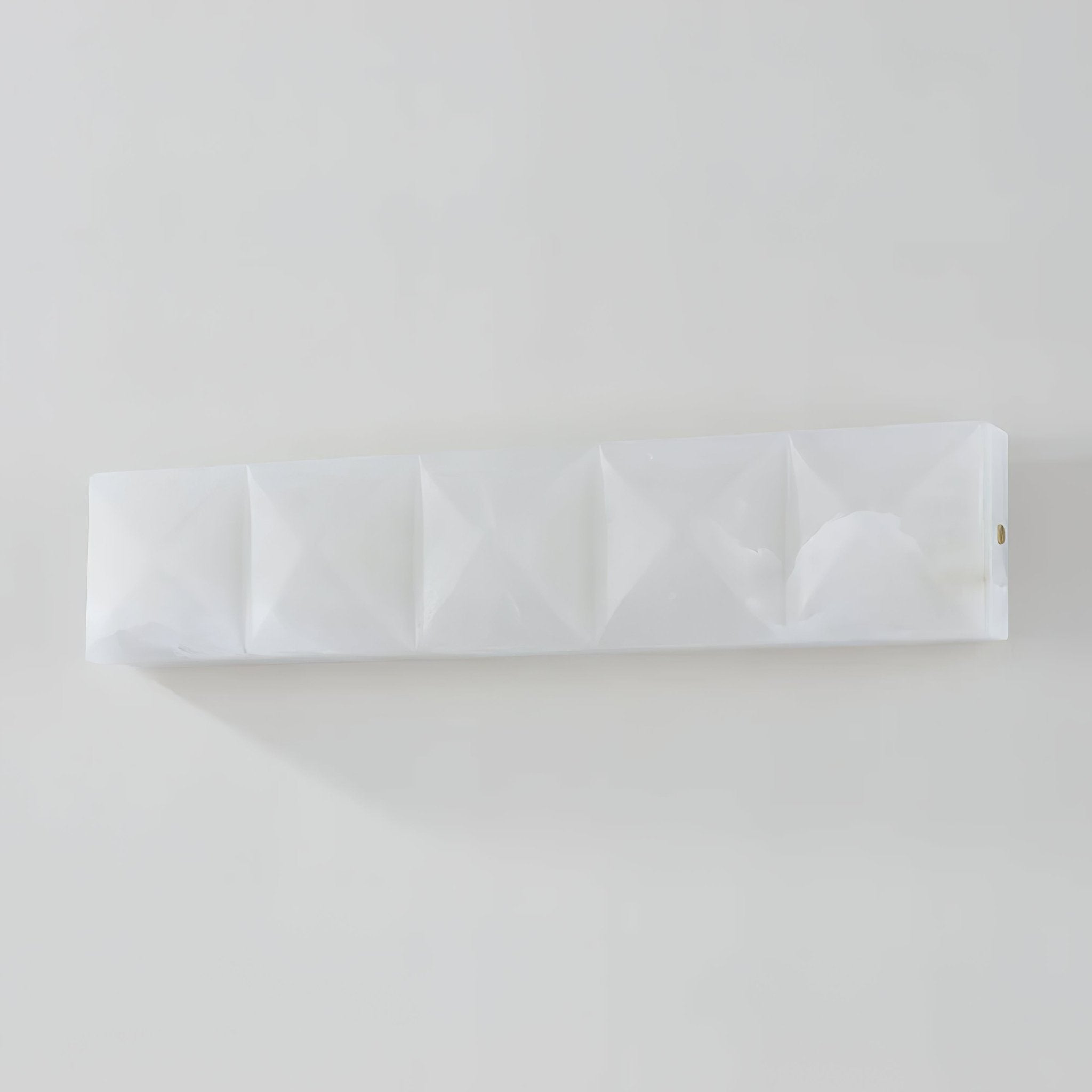 Dione Geometric Alabaster Wall Light