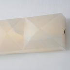 Dione Geometric Alabaster Wall Light
