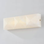 Dione Geometric Alabaster Wall Light