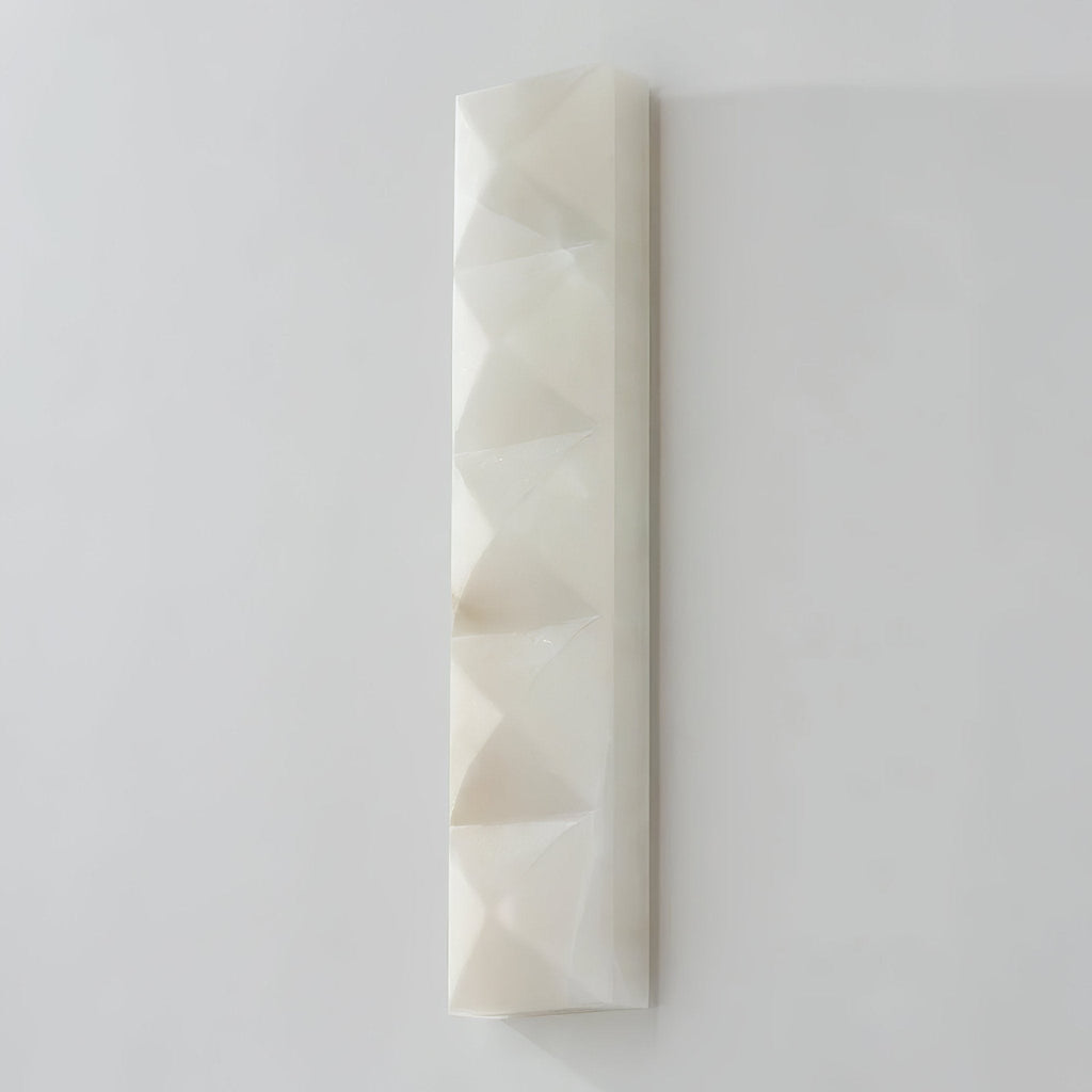 Dione Geometric Alabaster Wall Light