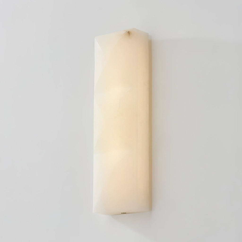 Dione Geometric Alabaster Wall Light