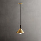 Orion Brass Cone Pendant Lamp