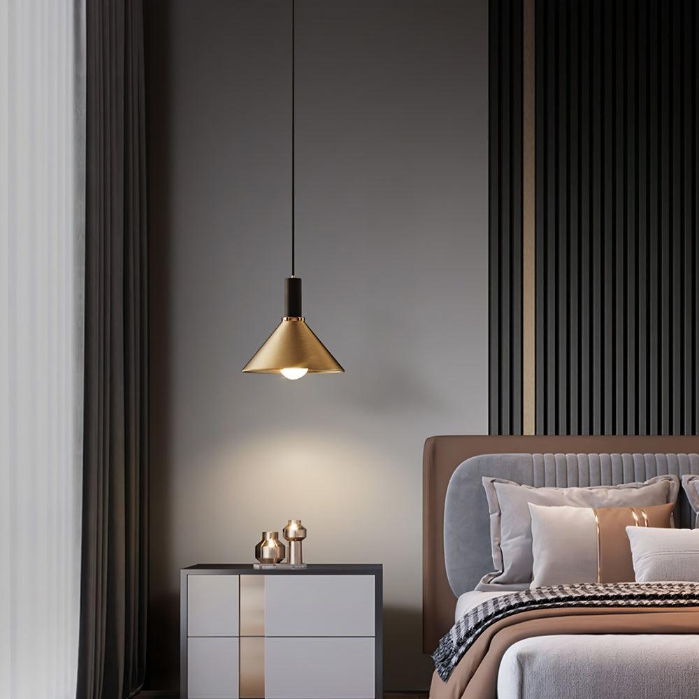 Orion Brass Cone Pendant Lamp