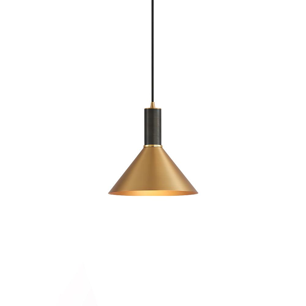 Orion Brass Cone Pendant Lamp