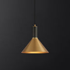 Orion Brass Cone Pendant Lamp