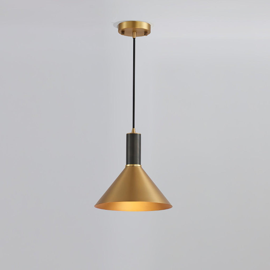 Orion Brass Cone Pendant Lamp