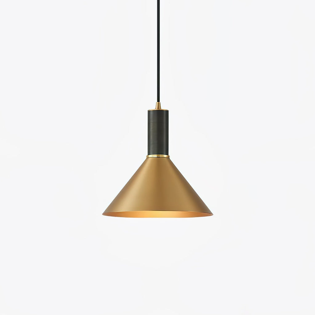 Orion Brass Cone Pendant Lamp