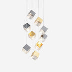 Arco Artistic Geometric Cube Chandelier