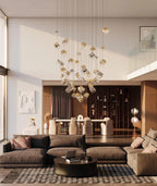Arco Artistic Geometric Cube Chandelier