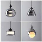 Droplet Elegant Glass Pendant Light