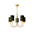 Armira Vintage Industrial Fabric Chandelier