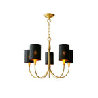 Armira Vintage Industrial Fabric Chandelier