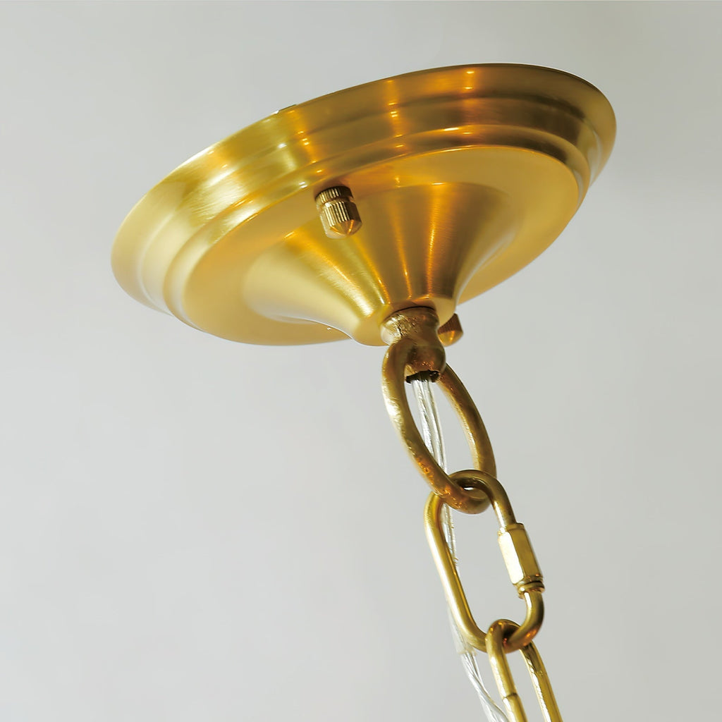 Armira Vintage Industrial Fabric Chandelier
