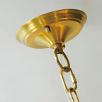 Armira Vintage Industrial Fabric Chandelier