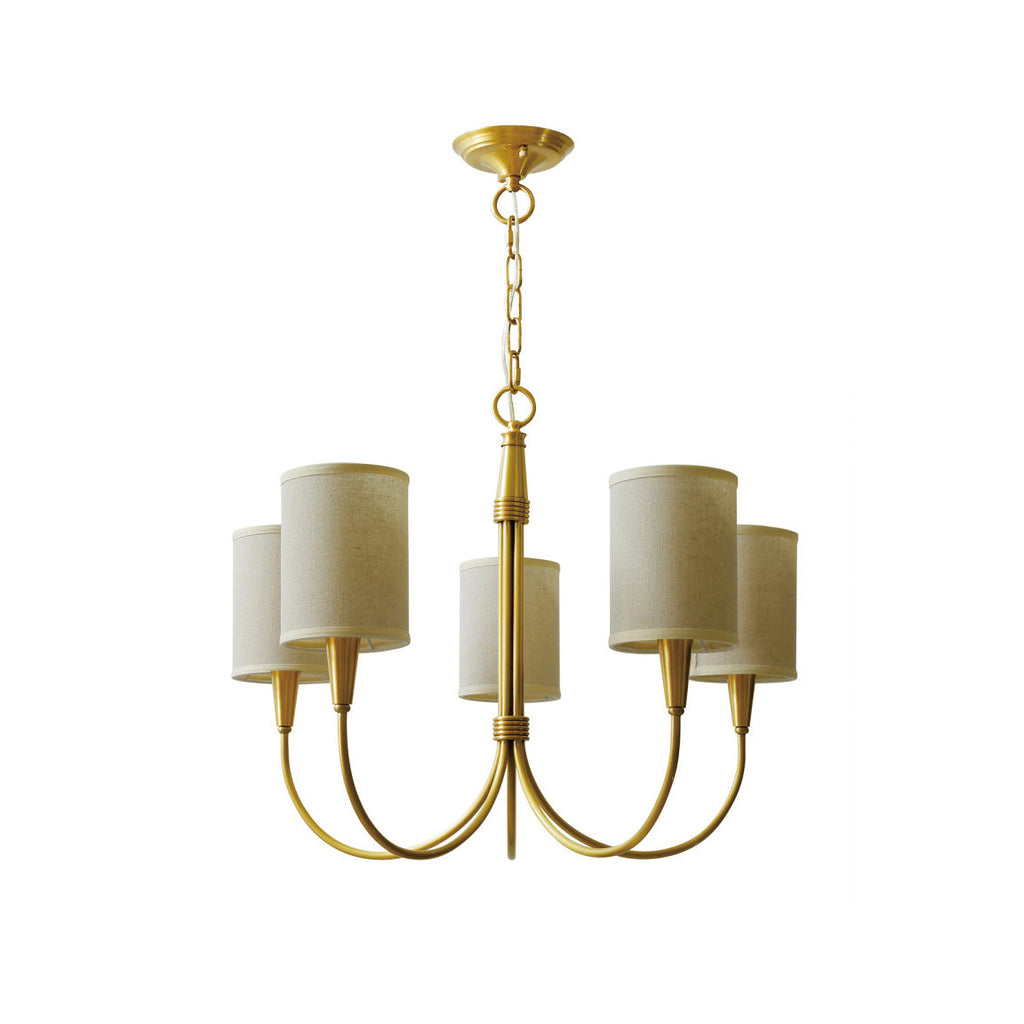Armira Vintage Industrial Fabric Chandelier
