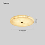 Kristy Round Alabaster Ceiling Lamp - image 3