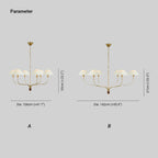 Elizabeth Staggered Tail Chandelier