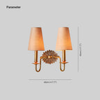 Silva Floral Backplate Wall Lamp