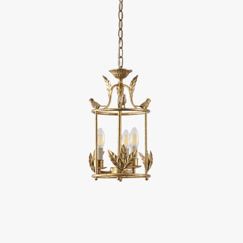 Silva Baroque Style Metal Lantern Pendant Light - image 1