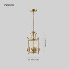 Silva Baroque Style Metal Lantern Pendant Light - image 4