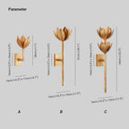 Kristy Wall Lamp Flower - image 2