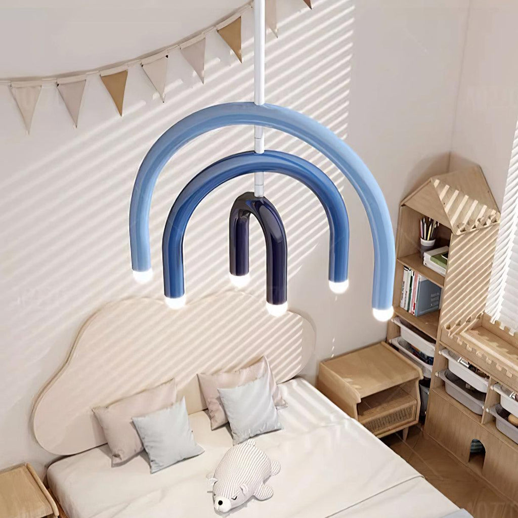 Pendant Lamp Rainbow Modern Arc for Living and Dining Room