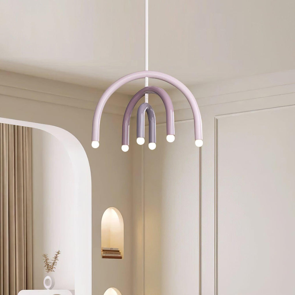 Pendant Lamp Rainbow Modern Arc for Living and Dining Room