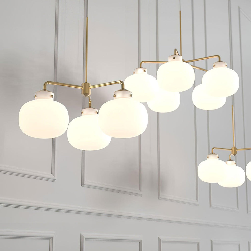Halo Contemporary Glass Pendant Lamp