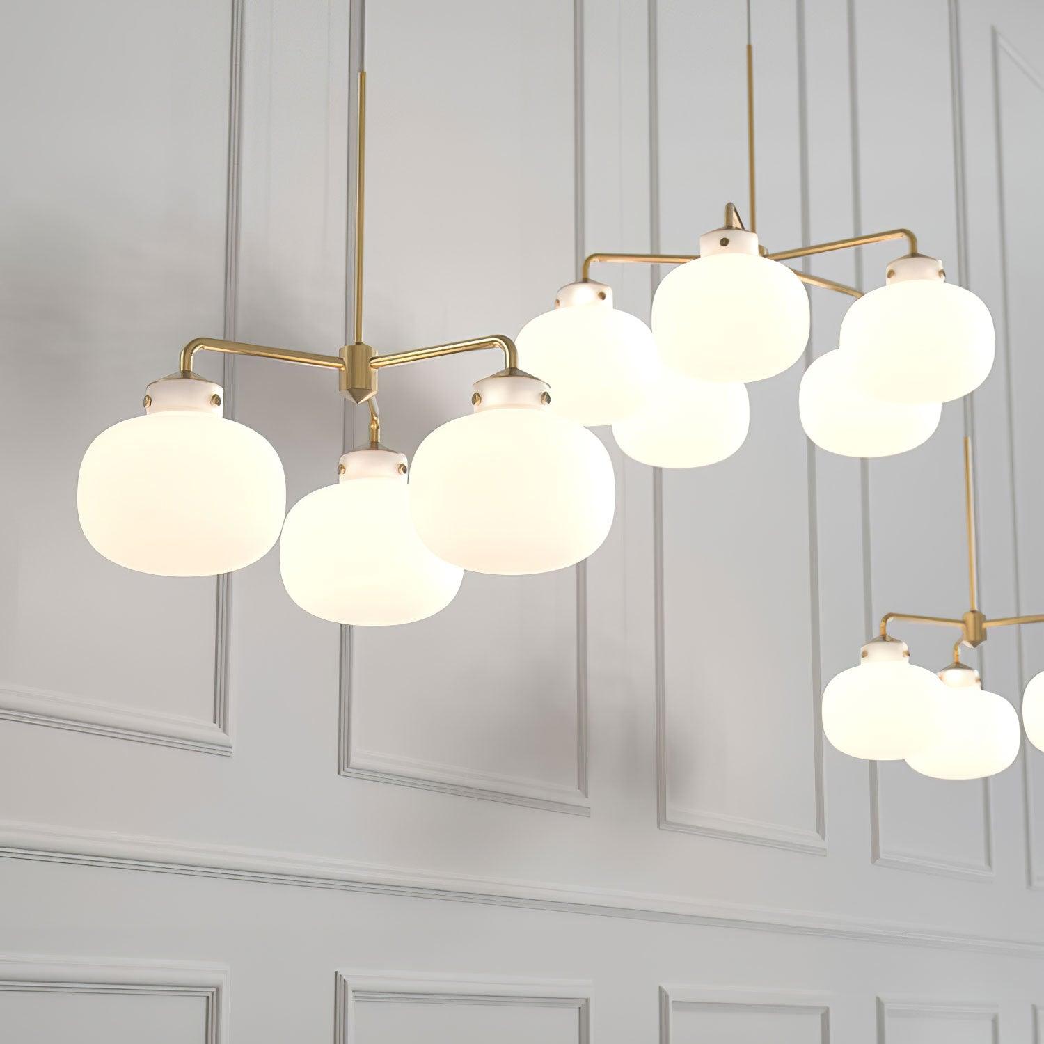 Halo Contemporary Glass Pendant Lamp
