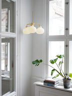 Halo Contemporary Glass Pendant Lamp