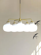 Halo Contemporary Glass Pendant Lamp