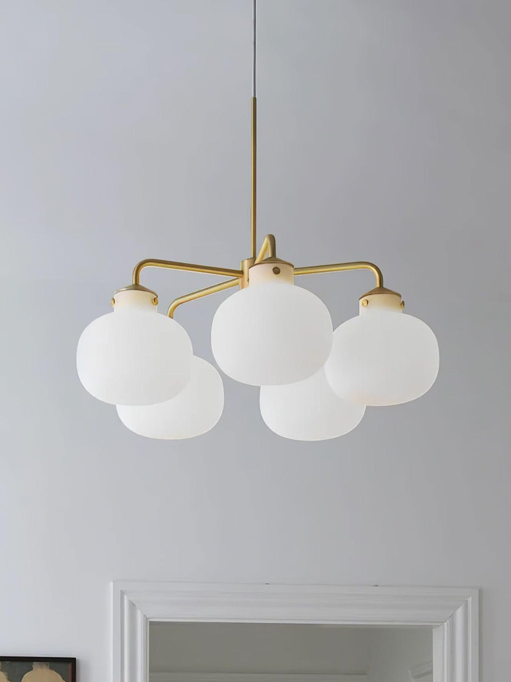 Halo Contemporary Glass Pendant Lamp