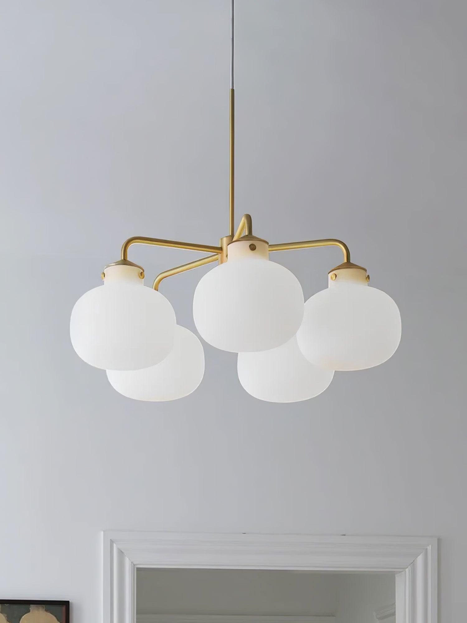Halo Contemporary Glass Pendant Lamp