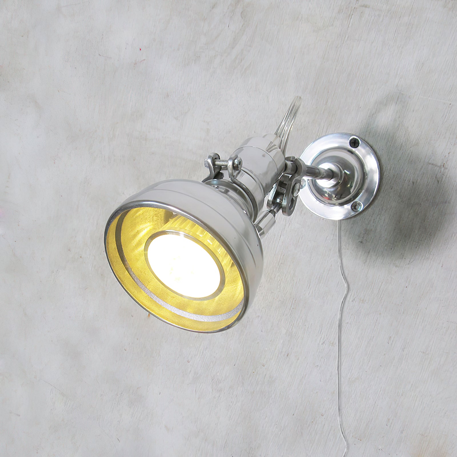 Allirora Vintage Rocker Arm Wall Lamp