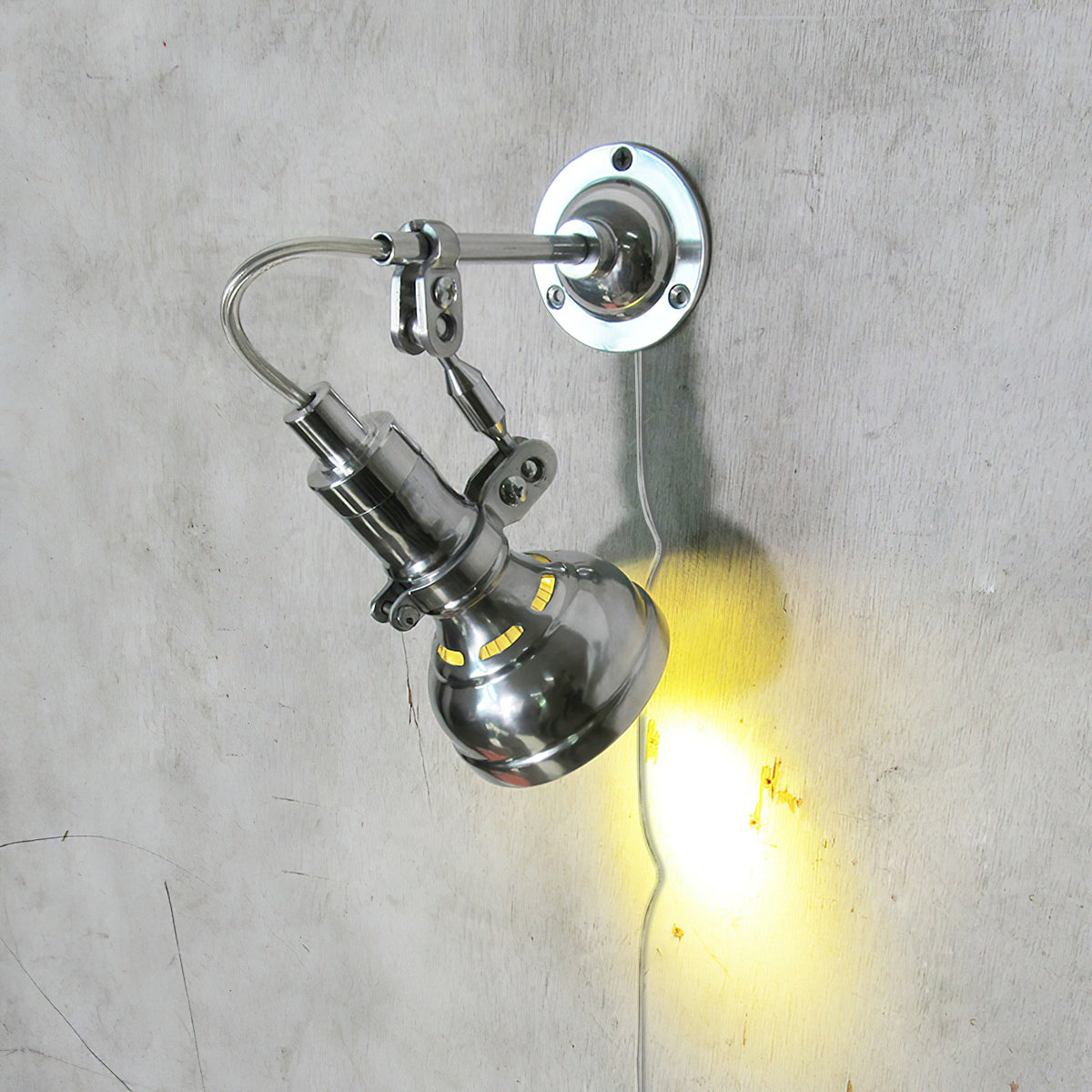 Allirora Vintage Rocker Arm Wall Lamp