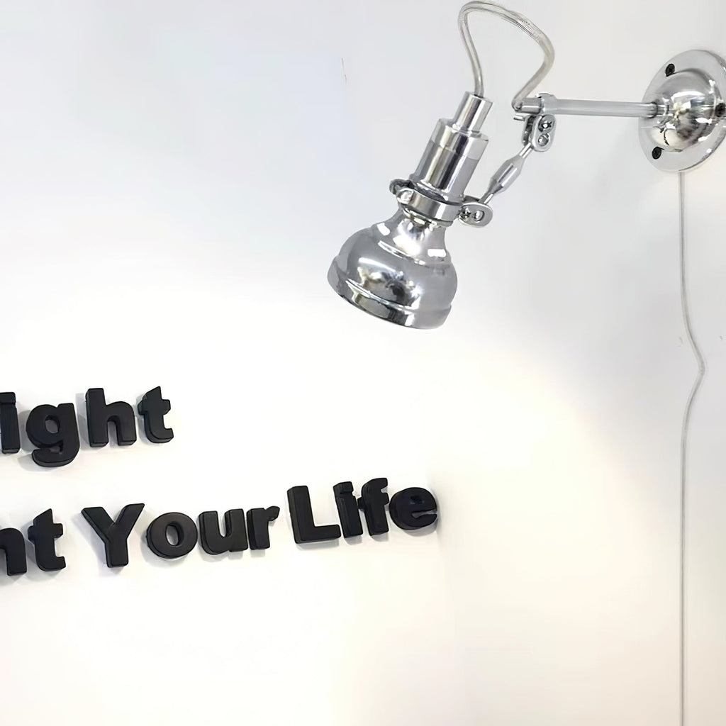 Allirora Vintage Rocker Arm Wall Lamp