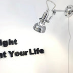 Allirora Vintage Rocker Arm Wall Lamp