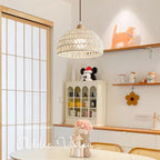 Calyran Rattan Wood Pendant Lamp