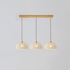 Calyran Rattan Wood Pendant Lamp