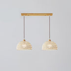 Calyran Rattan Wood Pendant Lamp