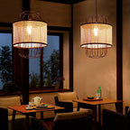 Evtheyra Premium Art Rattan Pendant Lamp