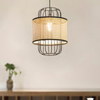 Evtheyra Premium Art Rattan Pendant Lamp