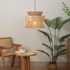 Ophelia Woven Rattan Pendant Light